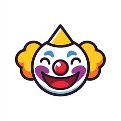 Happy Clown Face Emoji