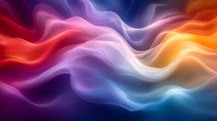 Fototapeta premium abstract background with colorful waves and colors