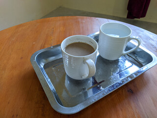 coffee cup on the table