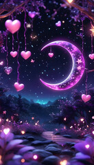 abstract background with stars