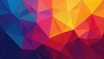 Obraz premium Geometric abstract shapes in vibrant jewel tones , geometric pattern, pattern