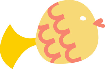 Happy Fish Childlike Art