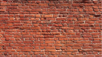Fototapeta premium Realistic Red Brick Wall Background for Design Use