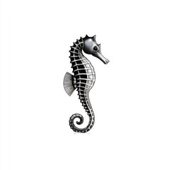Fototapeta premium seahorse floating in water 