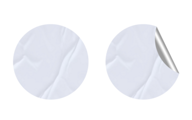 Blank Texture For Sticker Mockup