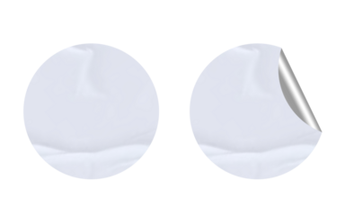 Blank Texture For Sticker Mockup