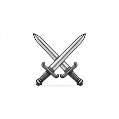 Crossed Fencing Swords Icon