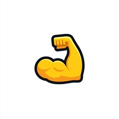 Strong Flexing Arm Emoji