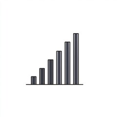 Rising Abstract Bar Chart