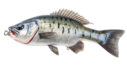 Fototapeta premium bass fishing transparent background png