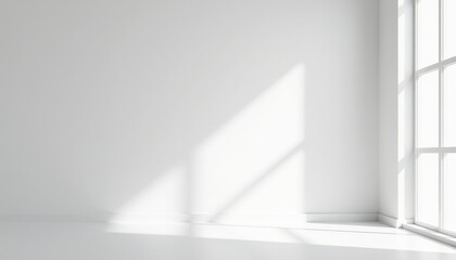 Obraz premium Flooring In Minimal Abstract Light Gray Monochrome