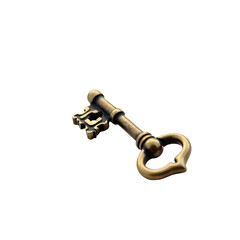 Captivating close up, Intricate details of an antique key reveal timeless elegance and secure mysteries of the past
