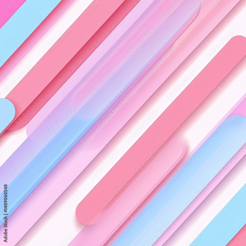 Poster colorful abstract lines with soft gradient effect for modern background design or creative projects