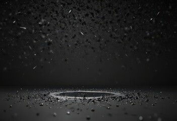 Obraz premium Infinite black canvas scattered with diamond-like stars , light, night sky