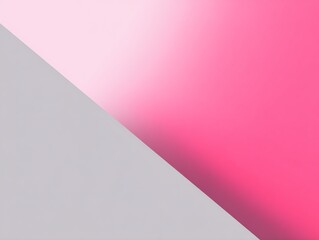 Abstract Gray and Pink Gradient Diagonal Split
