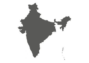 Vector map of India