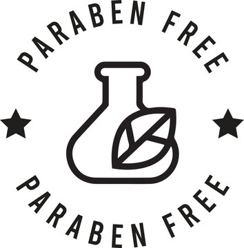 paraben free icon design