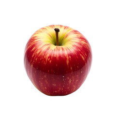 Captivating Still Life, A Highly Detailed and Realistic Depiction of a Solitary Rosy Apple with a Gleaming Surface