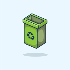 Recycling icon symbol Ideal for eco campaigns green lifestyle education projects and conservation design Editable and scalable for digital and print purposes