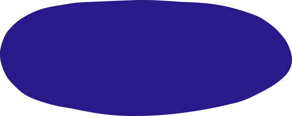 Blue abstract organic shape, concept design element for backdrop or banner.