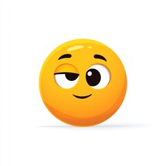 Fototapeta premium silly face with squinted eyes emoji