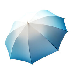 Minimalist Travel Beach Umbrella with a Sleek Modern Design Isolated on Transparent Background