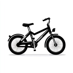 Fototapeta premium simple bicycle silhouette icon