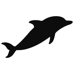 Fototapeta premium Dolphin Silhouette