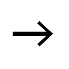 arrow sign isolated on white