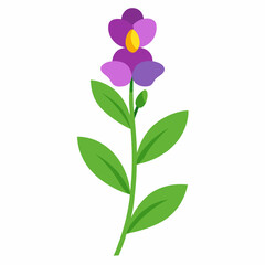 vector illustration of a flower
