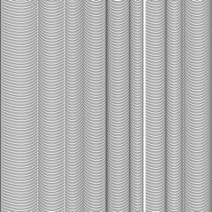 Texture in the form of arcs that form a striped mass.