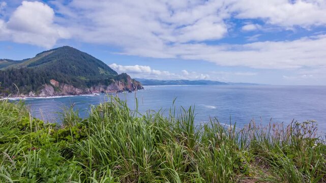 4K footage shows Cape Falcon Trailhead in Oswald West State Park, Oregon. Highlights dramatic coast, marine biodiversity, and forested hiking trails.