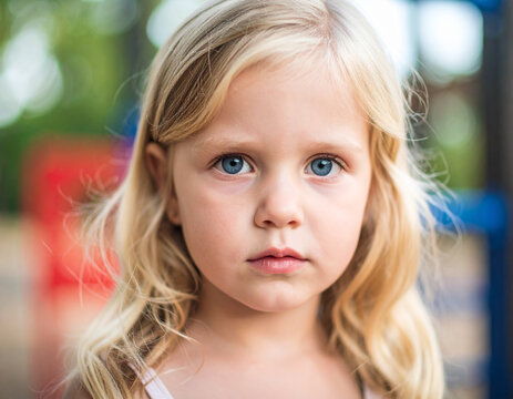 Portrait of a Deeply Troubled Young Girl