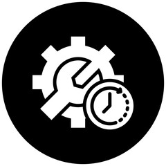 24 Hours Support Icon
