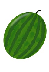 watermelon isolated on white background
