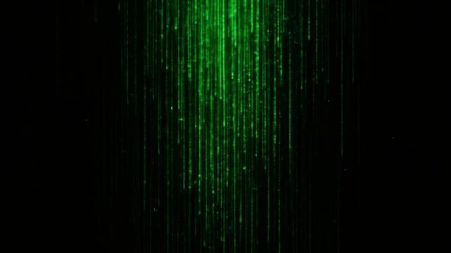 Abstract green lines background animation loop for screensaver and wallpaper - Powered by Adobe