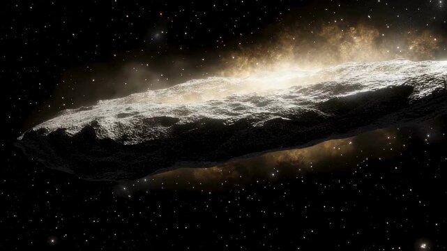 Interstellar Object 'Oumuamua A Cosmic Wanderer in Deep Space