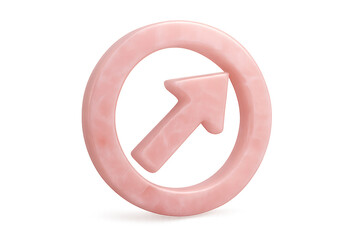 Obraz premium Rose Quartz Arrow