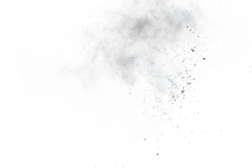 Abstract White Powder Explosion on Black Background High Resolution Image