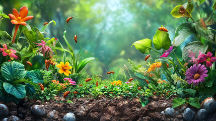 flowers in the garden