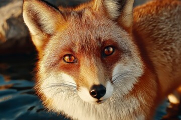 Fototapeta premium Majestic Red Fox Portrait Wildlife Nature Animal Photography