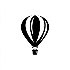 Obraz premium hot air balloon icon travel logo 