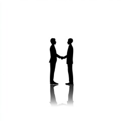 Businesspeople handshake icon