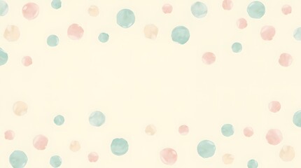 Playful and colorful bubbles scatter across this design, perfect for adding a soft, dynamic touch. Ideal for children's rooms or creative spaces.