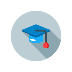 Design Illustration graphic of toga hat icon with flat style. Suitable for UI, mobile design, web design, etc.