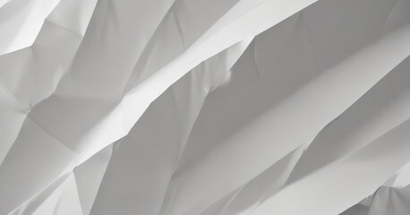 Deep creases, sharp folds, textured white paper surface,  close-up,  paper background