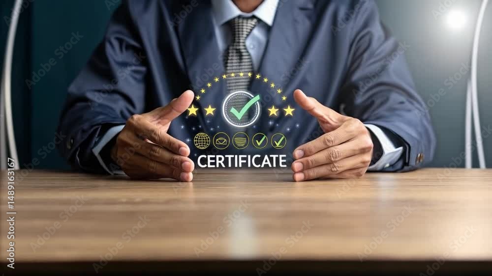 Poster Comprehensive Certificate and Compliance Documentation for Businesses to Ensure Adherence to Regulations and Standards