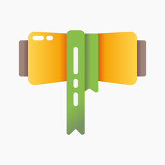 Design Illustration graphic of Ancient Scroll icon with gradient style. Suitable for UI, mobile design, web design, etc.