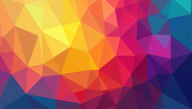 Geometric abstract shapes, vibrant color blocks, modern style , circle, minimal, line