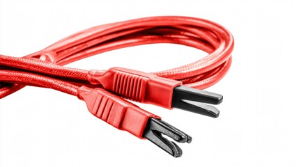 Professional Jumper Cable Isolated on White Background for Electronics Industry